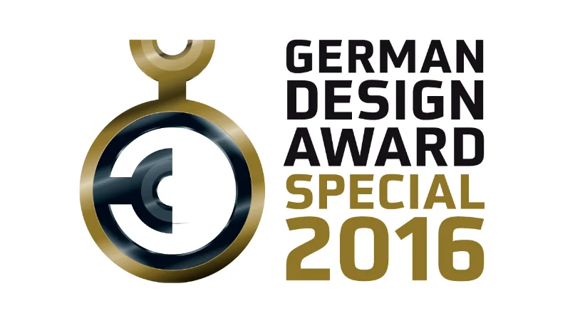 German Design Award Special 2016 certificate