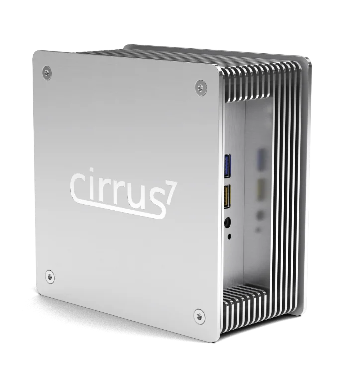 cirrus7 nimbini fanless mini pc ultra small